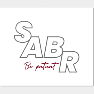 Sabr Posters and Art